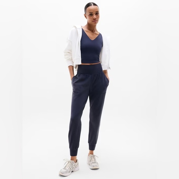 Athleta Pants - Athleta Salutation High Rise Jogger in Navy Blue Athletic Pants Leggings Medium